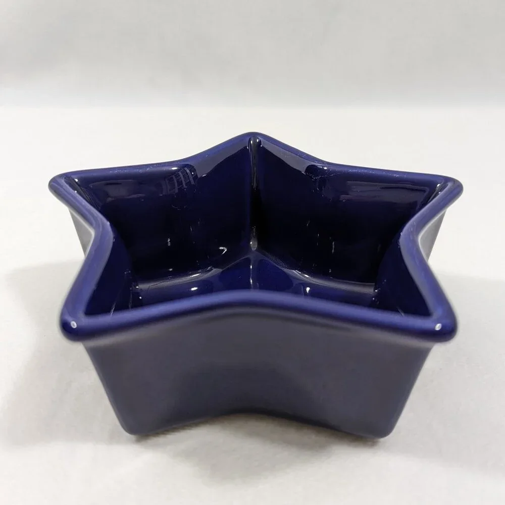 Chantal Navy Blue Star Shape Bakeware 1 Cup 93-ST12 Bake Freeze Microwave